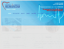 Tablet Screenshot of cmedhumanitas.ro